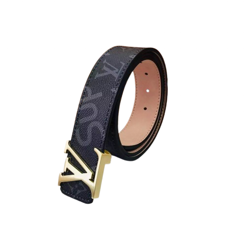 Supreme Eclipse – LV x Supreme Gold, Silver, Black Initials Belt